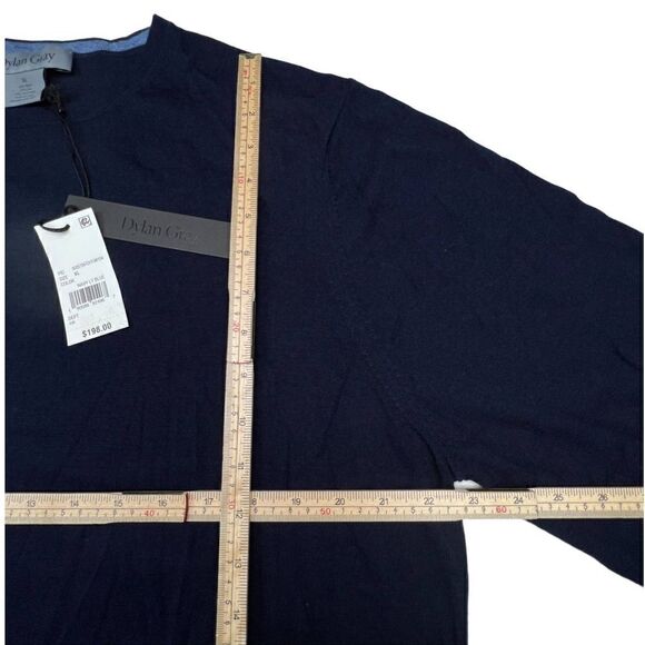 New Dylan Gray MenĀ Navy Blue Sweatshirt Crew Neck Classic LongāSleeve USāXL - Picture 6 of 8